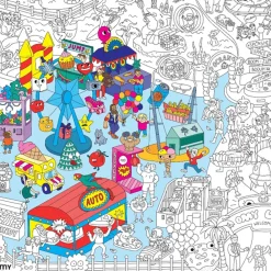 Flash Sale Omy Giant Funfair Poster