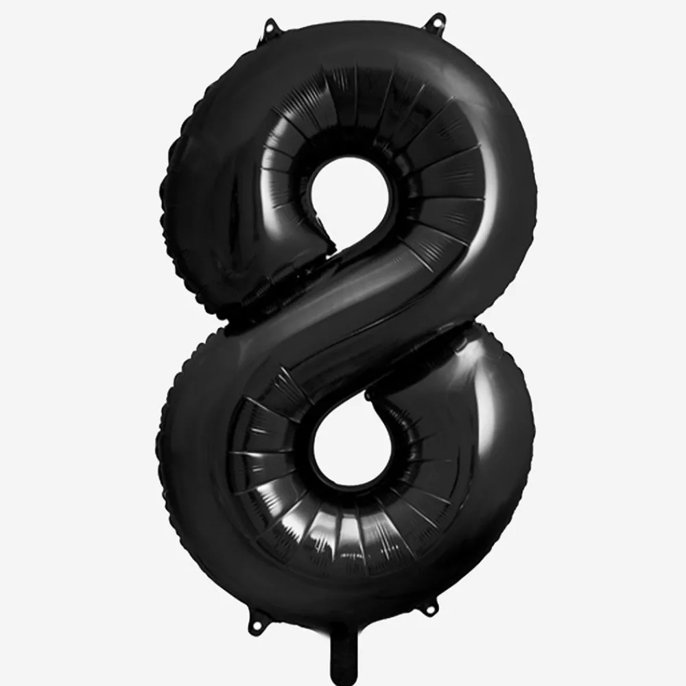 Clearance Party Deco Giant Helium Balloon - Giant Black Number Balloon