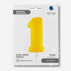 Cheap Grabo Balloons Giant Helium Balloon - Giant Yellow Number Balloon