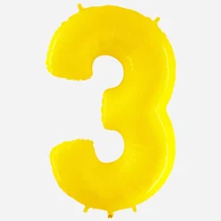 Cheap Grabo Balloons Giant Helium Balloon - Giant Yellow Number Balloon