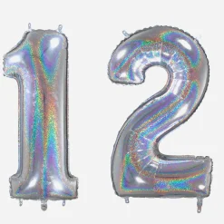 Clearance Grabo Balloons Giant Helium Balloon - Giant Holographic Number Balloon