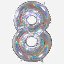 Clearance Grabo Balloons Giant Helium Balloon - Giant Holographic Number Balloon