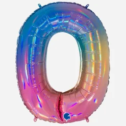Hot Grabo Balloons Giant Helium Balloon - Giant Rainbow Number Balloon