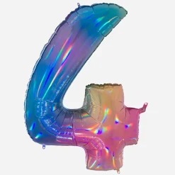 Hot Grabo Balloons Giant Helium Balloon - Giant Rainbow Number Balloon