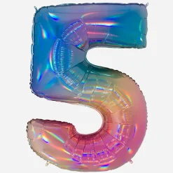 Hot Grabo Balloons Giant Helium Balloon - Giant Rainbow Number Balloon