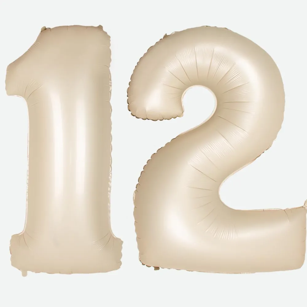 Sale Grabo Balloons Giant Helium Balloon - Giant Cream Number Balloon