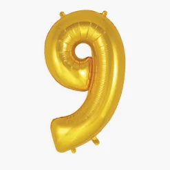 Best My Little Day Giant Helium Balloon - Golden Number Balloon