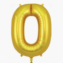Best My Little Day Giant Helium Balloon - Golden Number Balloon