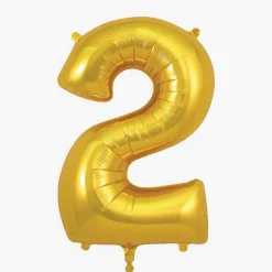 Best My Little Day Giant Helium Balloon - Golden Number Balloon