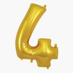 Best My Little Day Giant Helium Balloon - Golden Number Balloon