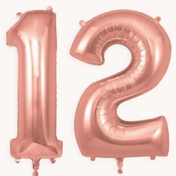 Store My Little Day Giant Helium Balloon - Rose Gold Number Balloon