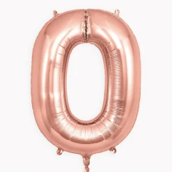 Store My Little Day Giant Helium Balloon - Rose Gold Number Balloon