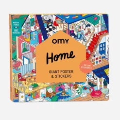 Best Omy Giant House Poster With Stickers