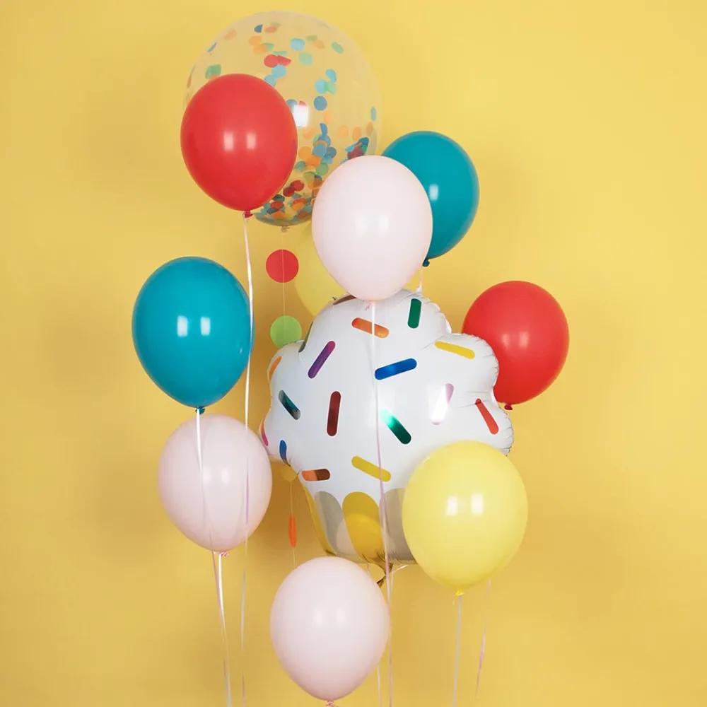 Best Unique Party Giant Multicolored Confetti Balloon And Polka Dot Garland