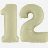 Shop Grabo Balloons Giant Number Balloon Olive Green