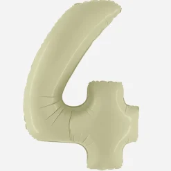 Shop Grabo Balloons Giant Number Balloon Olive Green