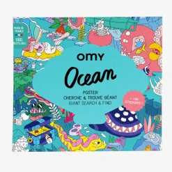 Online Omy Giant Ocean Poster With Stickers