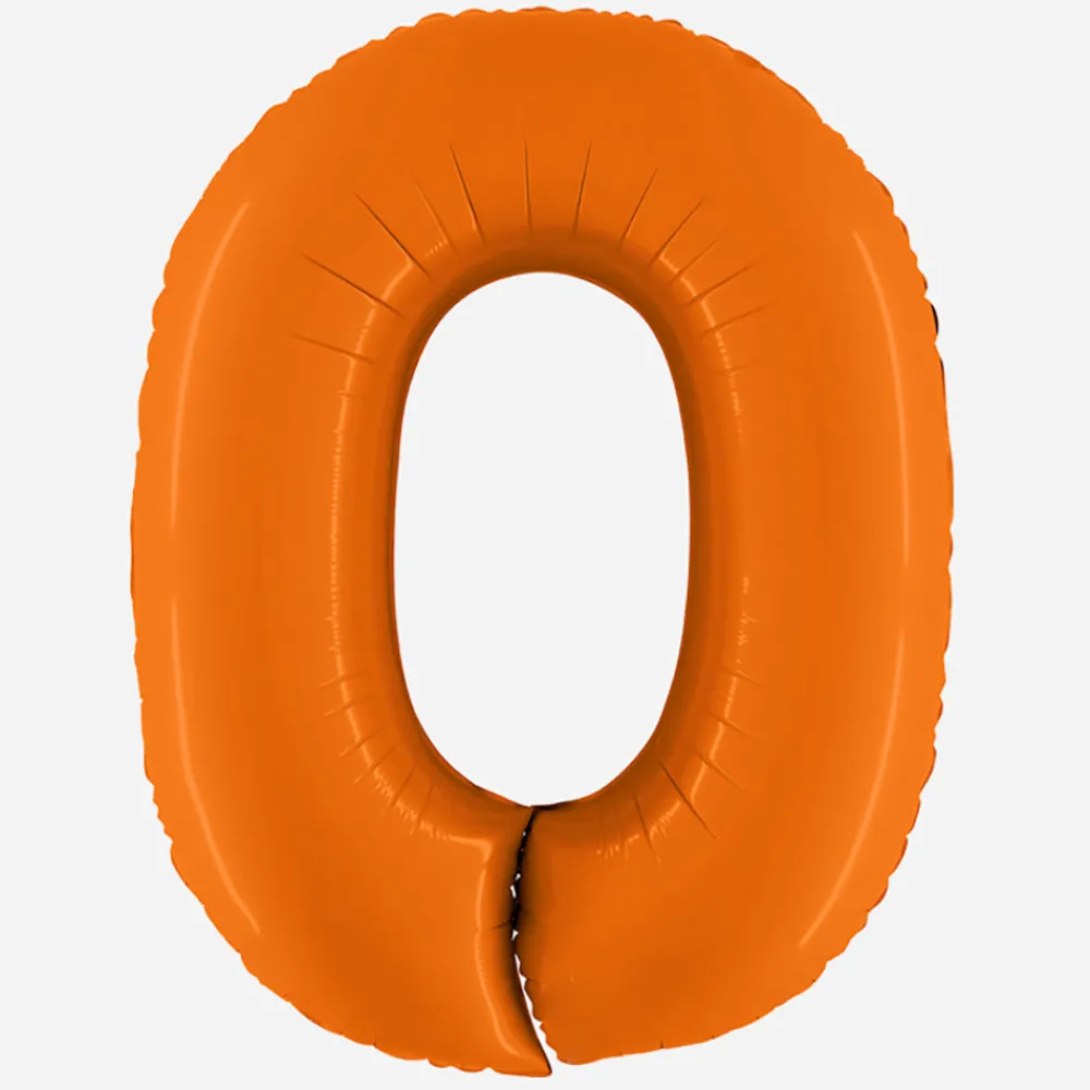 Hot Grabo Balloons Giant Orange Number Balloon