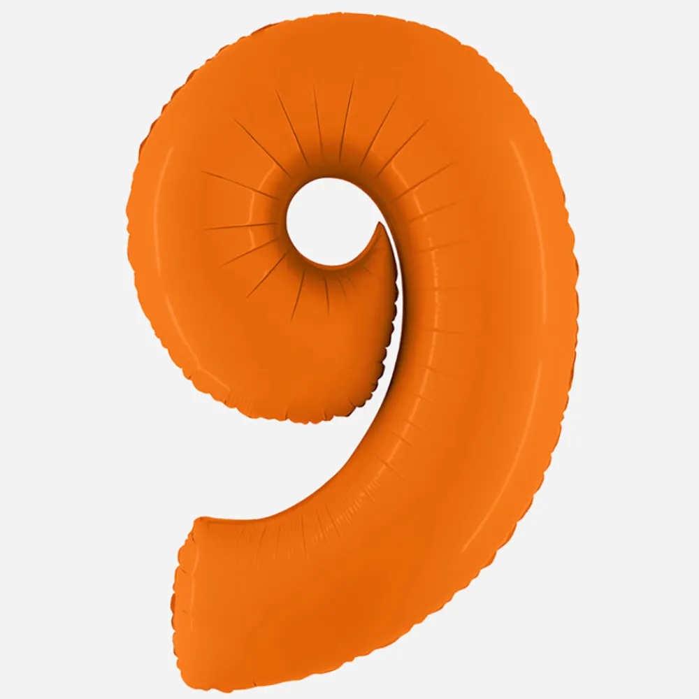 Hot Grabo Balloons Giant Orange Number Balloon