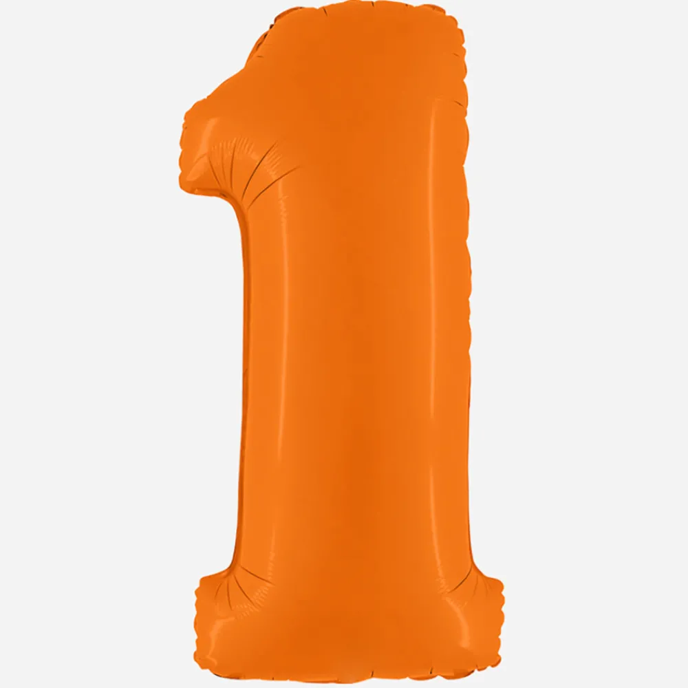 Hot Grabo Balloons Giant Orange Number Balloon
