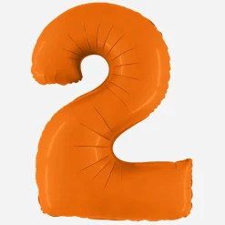 Hot Grabo Balloons Giant Orange Number Balloon