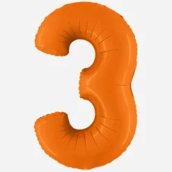 Hot Grabo Balloons Giant Orange Number Balloon