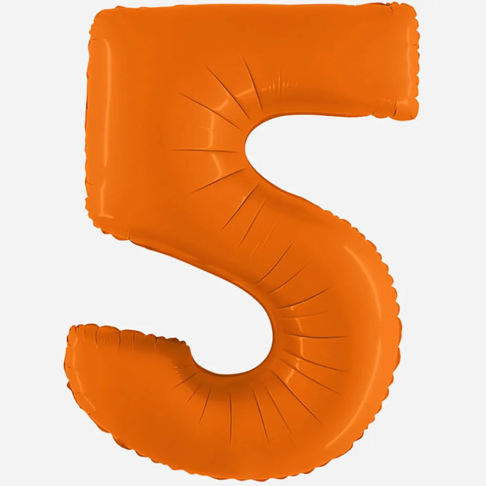 Hot Grabo Balloons Giant Orange Number Balloon