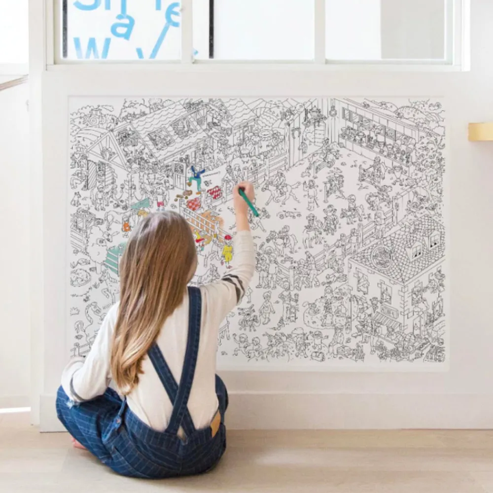 Best Omy Giant Pony Club Coloring Poster