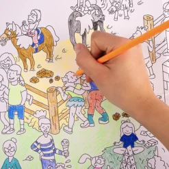 Flash Sale Omy Giant Pony Club Coloring Poster