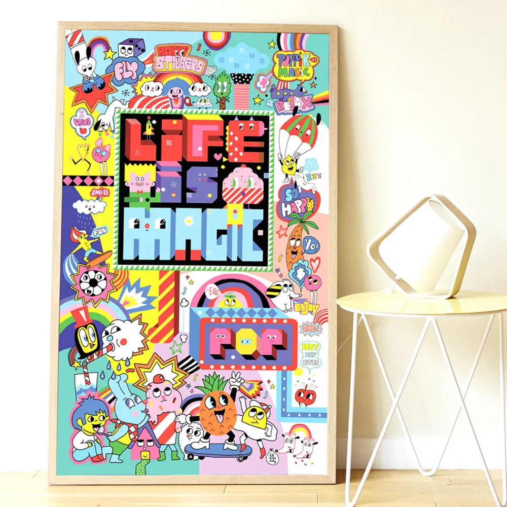 Cheap Poppik Giant Poster + 1600 Stickers: Street Art