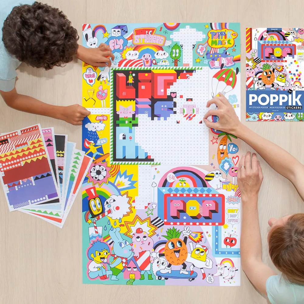 Cheap Poppik Giant Poster + 1600 Stickers: Street Art