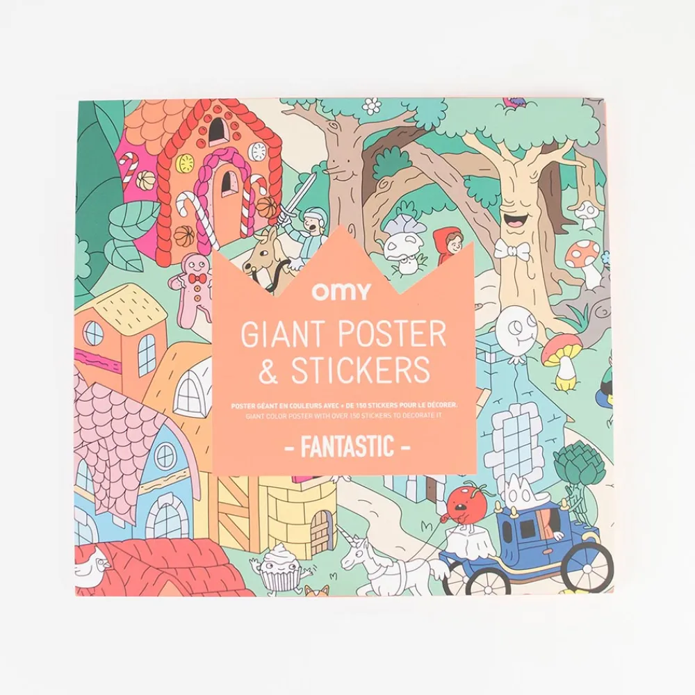 Cheap Omy Giant Poster And Fantastic Stickers
