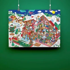 Cheap Omy Giant Poster And Santa'S Workshop Stickers