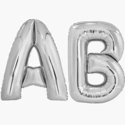 Clearance Amscan Giant Silver Letter Balloon