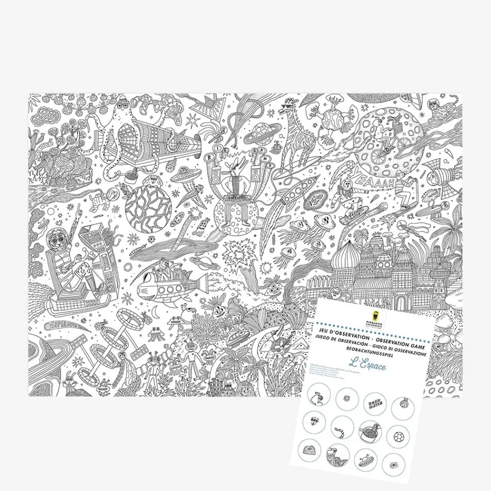 Online Pirouette Cacahouete Giant Space Coloring Poster