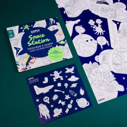 Online Omy Giant Space Poster + Stickers