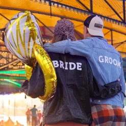 Online Party Deco Gold Engagement Ring Balloon