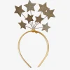 Discount Ginger Ray Gold Glitter Stars Christmas Headband