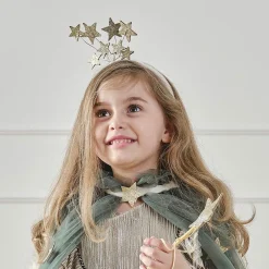 Discount Ginger Ray Gold Glitter Stars Christmas Headband