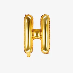 Store Party Deco Gold Letter Balloon (Small Size)
