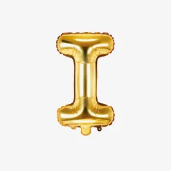 Store Party Deco Gold Letter Balloon (Small Size)