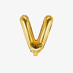 Store Party Deco Gold Letter Balloon (Small Size)