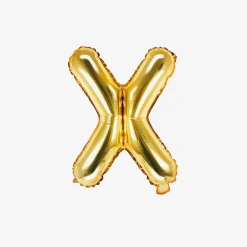 Store Party Deco Gold Letter Balloon (Small Size)