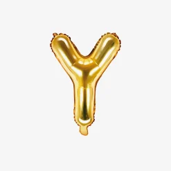 Store Party Deco Gold Letter Balloon (Small Size)