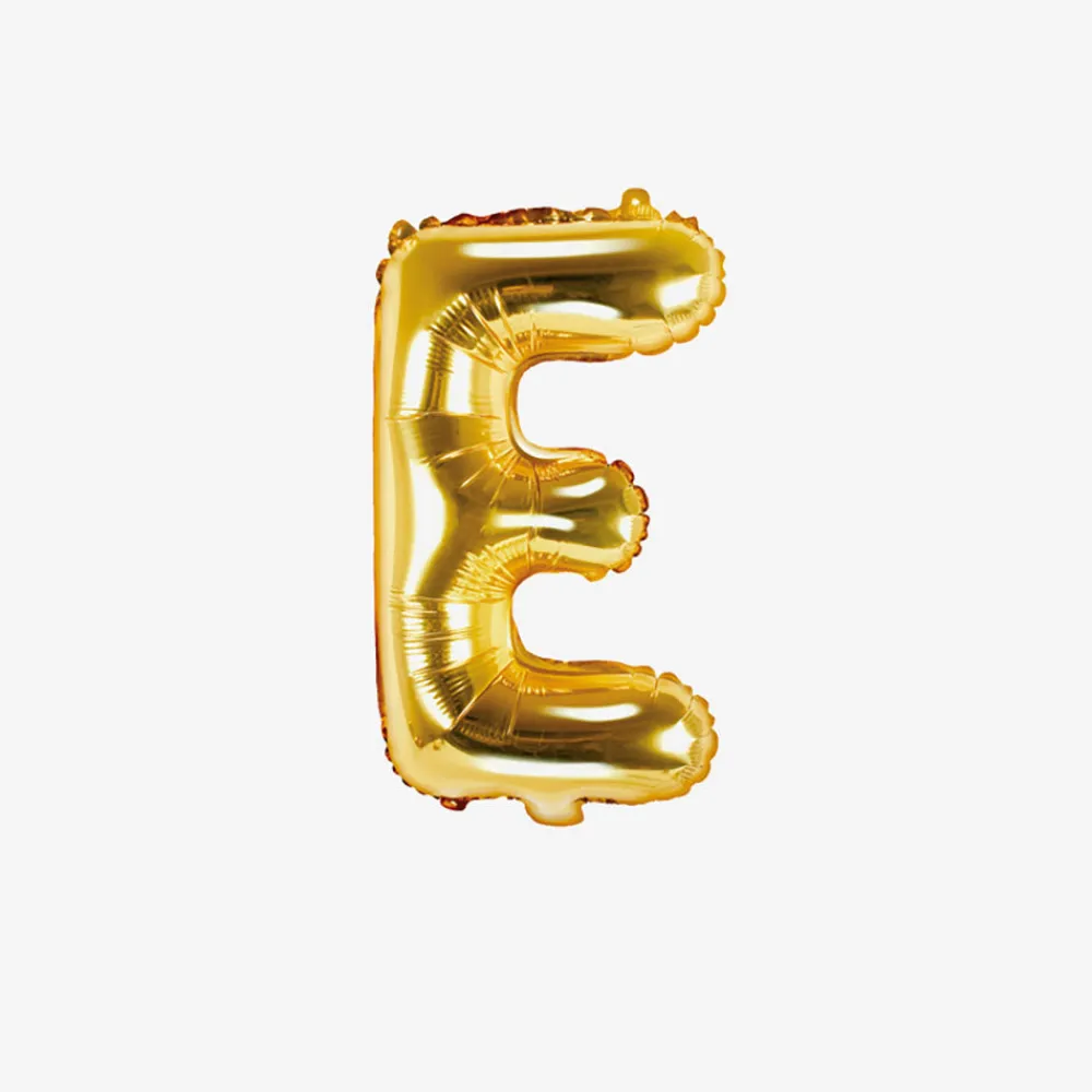 Store Party Deco Gold Letter Balloon (Small Size)