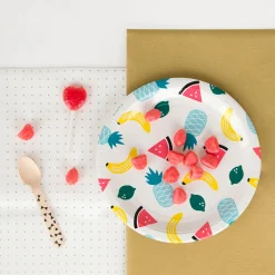 Cheap Françoise Paviot Gold Paper Tablecloth