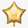 Clearance Party Deco Golden Happy Birthday Balloon