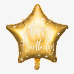 Clearance Party Deco Golden Happy Birthday Balloon