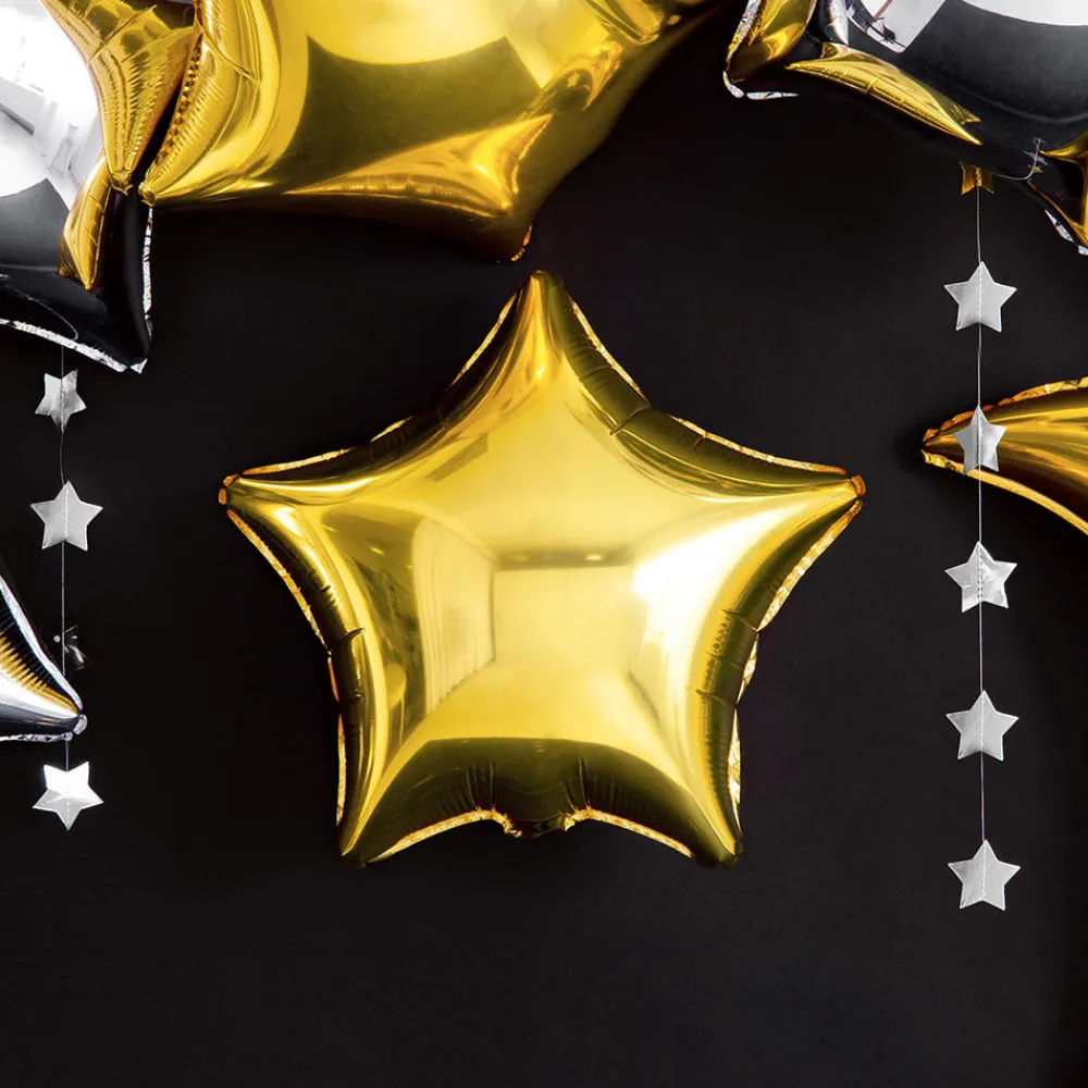 Store Party Deco Golden Star Balloon