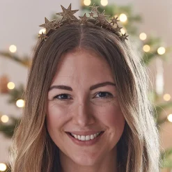 Cheap Ginger Ray Golden Stars Headband